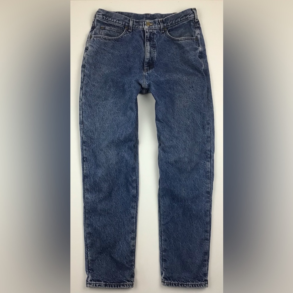 Vintage L.L. Bean flannel lined jeans size 36 x 34 blue